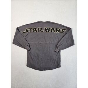 Star Wars‎ Spirit Jersey Adult XS Disney Gray Long Sleeve Galaxy's Edge